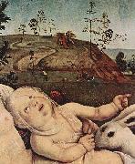 Piero di Cosimo Venus, Mars und Amor oil on canvas